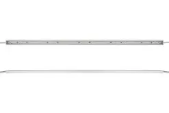Waterproof Linear LED Light Bar Fixture With DC Barrel Connectors - 415 Lm/ft -Lighting Decoration Store waterproof linear led light bar fixture with dc barrel connectors front and profile view0
