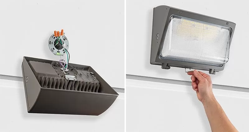 60W LED Wall Pack - 7800 Lumens - Glass Lens - 320W MH Equivalent - 5000K - Cool White 6 60W LED Wall Pack - 7800 Lumens - Glass Lens - 320W MH Equivalent - 5000K - Cool White - Image 6