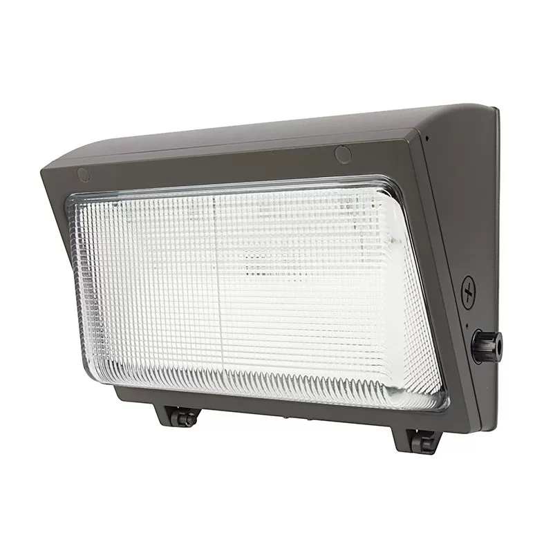 40W LED Wall Pack - Integrated Photocell - 5200 Lumens - Glass Lens - 175W MH Equivalent - 5000K - Cool White 1 40W LED Wall Pack - Integrated Photocell - 5200 Lumens - Glass Lens - 175W MH Equivalent - 5000K - Cool White
