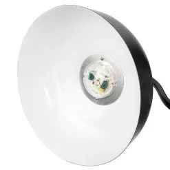 12W Black LED Outdoor Wall Light - Gooseneck Barn Light - 700 Lumens - Natural White -Lighting Decoration Store wll41036 xkbk front updated