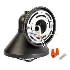 Indoor / Outdoor Wall Light - 7.3" Tall Bronze 9W Decorative LED Sconce -Lighting Decoration Store wll61018 xkbn back updated2