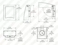 120W Adjustable Full Cutoff LED Wall Pack - 15600 Lumens - 400W MH Equivalent - 5000K/3000K -Lighting Decoration Store wpa 50k120 assembly0