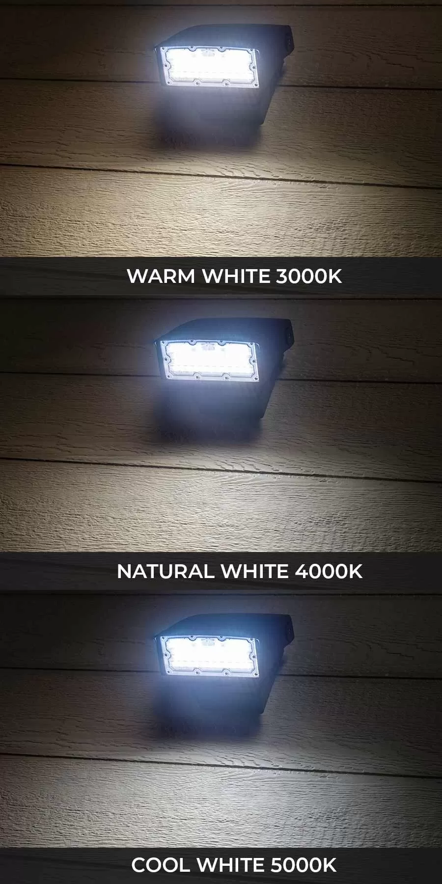 Adjustable Full Cutoff LED Wall Pack - 15W - Selectable CCT - Bypassable Photocell - 70W MH Equivalent - 3000K / 4000K / 5000K 6 Adjustable Full Cutoff LED Wall Pack - 15W - Selectable CCT - Bypassable Photocell - 70W MH Equivalent - 3000K / 4000K / 5000K - Image 6