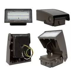 12W Adjustable Full Cutoff LED Wall Pack - 1560 Lumens - 50W MH Equivalent - 5000K/3000K - Cool White -Lighting Decoration Store wpa xk12 views