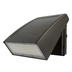 120W Adjustable Full Cutoff LED Wall Pack - 15600 Lumens - 400W MH Equivalent - 5000K/3000K