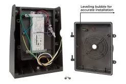 75W Adjustable Full Cutoff LED Wall Pack - 9750 Lumens - 320W MH Equivalent - 5000K/3000K -Lighting Decoration Store wpa xk75 w open updated