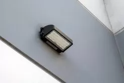 40W Full Cutoff LED Wall Pack - 4400 Lumens - 175W MH Equivalent - Cool White -Lighting Decoration Store wpfc2 50kx h close up installed