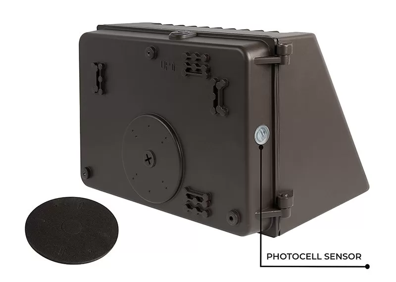 150W Selectable CCT Full Cutoff LED Wall Pack - Bypassable Photocell - 18000 Lumens - 1000W MH Equivalent - WPFCCT-SW3B150-ST3-BRP 3 150W Selectable CCT Full Cutoff LED Wall Pack - Bypassable Photocell - 18000 Lumens - 1000W MH Equivalent - WPFCCT-SW3B150-ST3-BRP - Image 3