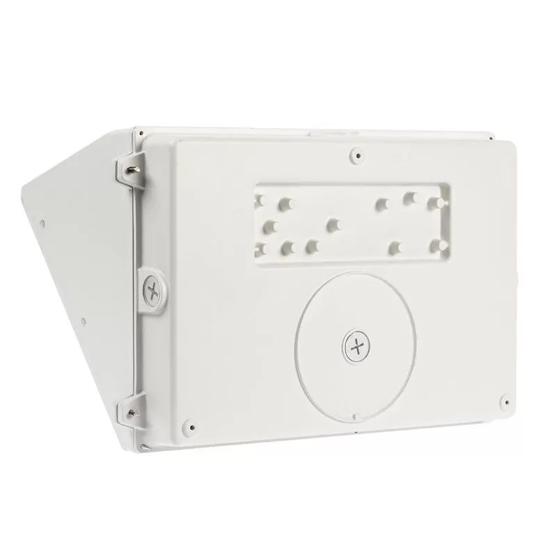 40W LED Wall Pack - 175W Metal Halide Equivalent - White - Glass Lens - 4000 Lumens - 5000K - Cool White With White Finish 4 40W LED Wall Pack - 175W Metal Halide Equivalent - White - Glass Lens - 4000 Lumens - 5000K - Cool White With White Finish - Image 4