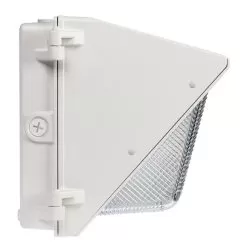 40W LED Wall Pack - 175W Metal Halide Equivalent - White - Glass Lens - 4000 Lumens - 5000K - Cool White With White Finish 10 40W LED Wall Pack - 175W Metal Halide Equivalent - White - Glass Lens - 4000 Lumens - 5000K - Cool White With White Finish -Lighting Decoration Store wpg 50kxw swhite profile