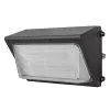28W LED Wall Pack With Integrated Photocell - 2,800 Lumens - Glass Lens - 70W Metal Halide Equivalent - 5000K - Cool White With Photovoltaic Cell