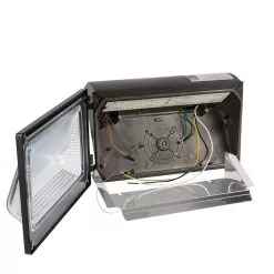 LED Wall Pack - 75W - Durable Glass Lens - 9,750 Lumens - 320W MH Equivalent - 5000K -Lighting Decoration Store wpgl2 50kx h insiderev 4