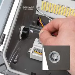 LED Wall Pack With Selectable CCT And Wattage - Durable Glass Lens - 4,725 Lumens - 21W / 28W / 35W - 3000K / 4000K / 5000K -Lighting Decoration Store wpgl2 sw3bx hpc sensor bypass