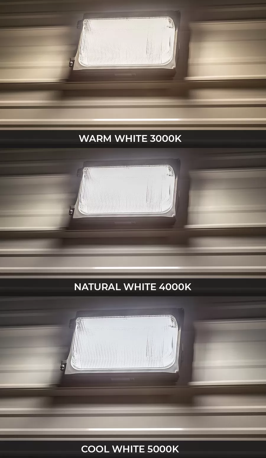 Slim LED Wall Pack - Selectable CCT And Wattage - Up To 16,200 Lumens - Integrated Photocell - 3000K / 4000K / 5000K - 80W / 100W / 120W 6 Slim LED Wall Pack - Selectable CCT And Wattage - Up To 16,200 Lumens - Integrated Photocell - 3000K / 4000K / 5000K - 80W / 100W / 120W - Image 6