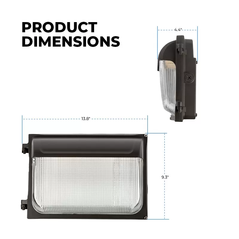 Slim LED Wall Pack - Selectable CCT And Wattage - Up To 16,200 Lumens - Integrated Photocell - 3000K / 4000K / 5000K - 80W / 100W / 120W 2 Slim LED Wall Pack - Selectable CCT And Wattage - Up To 16,200 Lumens - Integrated Photocell - 3000K / 4000K / 5000K - 80W / 100W / 120W - Image 2