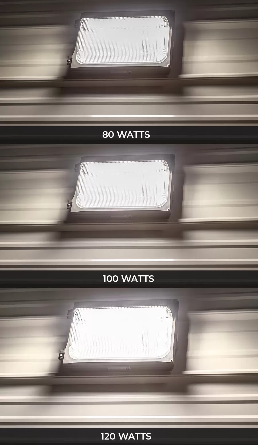 Slim LED Wall Pack - Selectable CCT And Wattage - Up To 16,200 Lumens - Integrated Photocell - 3000K / 4000K / 5000K - 80W / 100W / 120W 5 Slim LED Wall Pack - Selectable CCT And Wattage - Up To 16,200 Lumens - Integrated Photocell - 3000K / 4000K / 5000K - 80W / 100W / 120W - Image 5