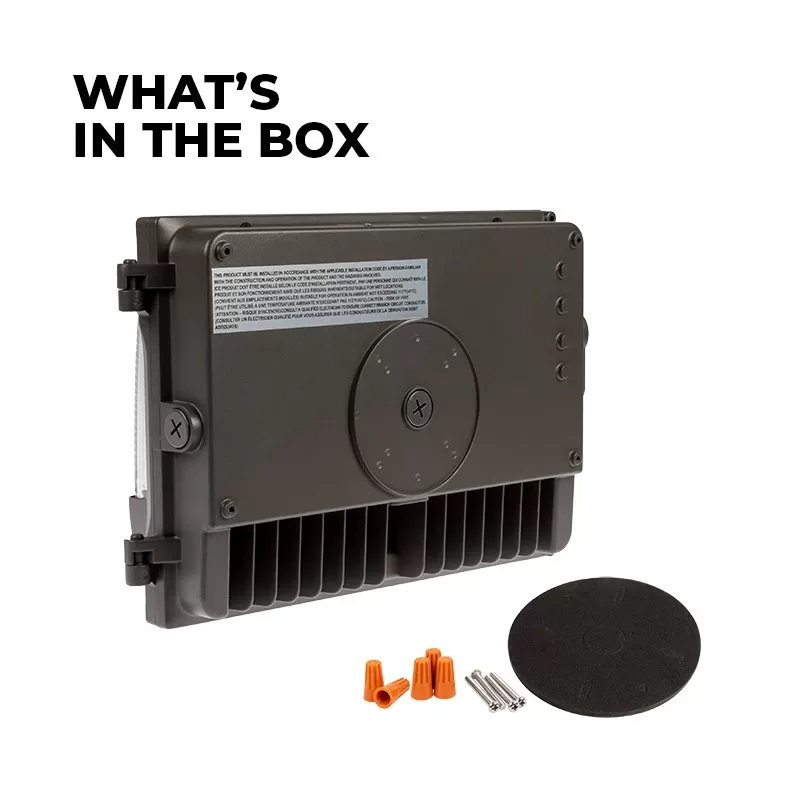 Slim LED Wall Pack - Selectable CCT And Wattage - Up To 16,200 Lumens - Integrated Photocell - 3000K / 4000K / 5000K - 80W / 100W / 120W 3 Slim LED Wall Pack - Selectable CCT And Wattage - Up To 16,200 Lumens - Integrated Photocell - 3000K / 4000K / 5000K - 80W / 100W / 120W - Image 3