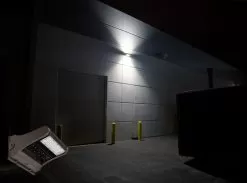 120W Rotatable LED Wall Pack - Integrated Photocell - 16800 Lumens - 400W MH Equivalent - 3000K / 4000K / 5000K -Lighting Decoration Store wpr2 50k120 fst1 brp above garage sbl0