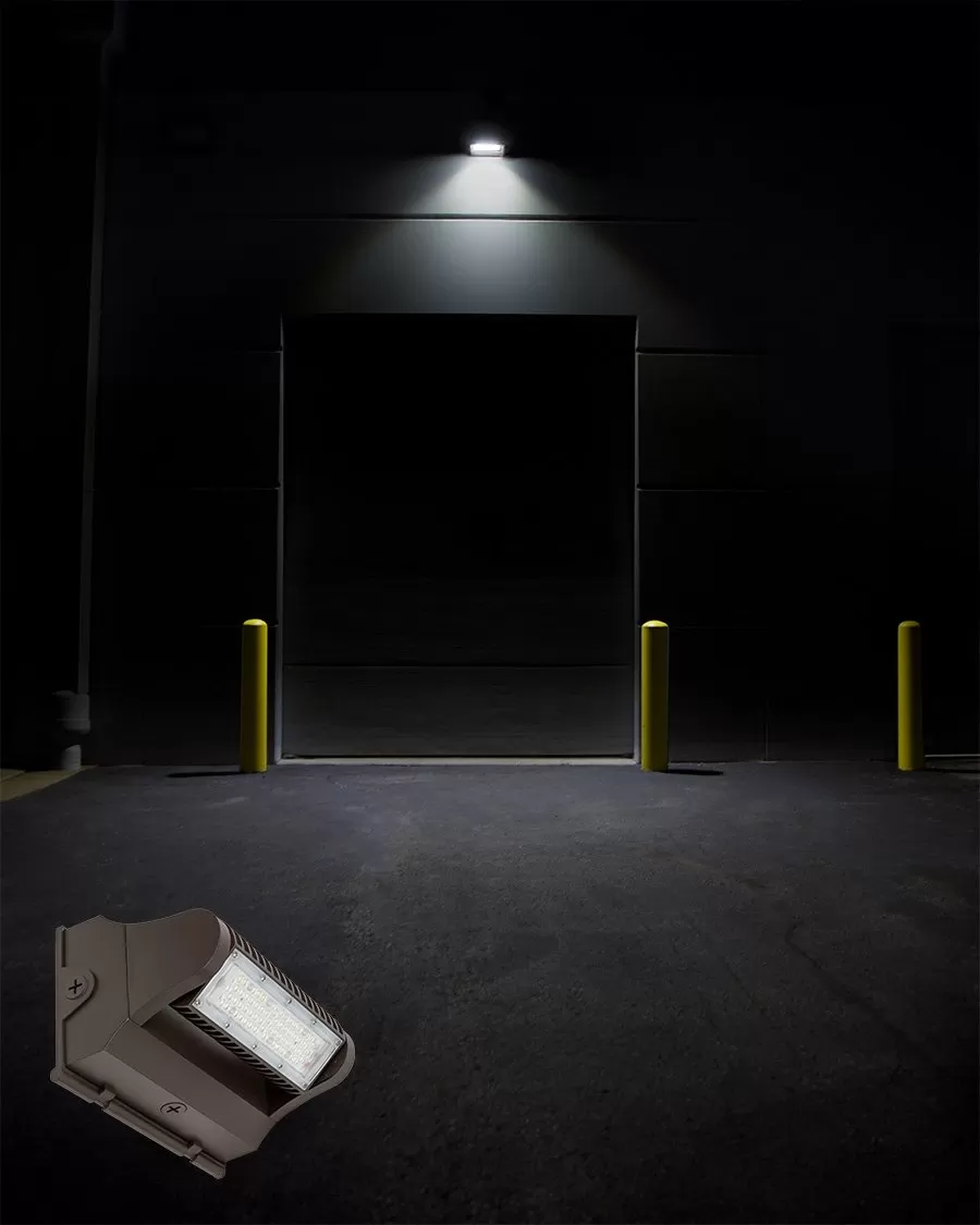 40W Rotatable LED Wall Pack - Bypassable Photocell - 5800 Lumens - 175W MH Equivalent - 4000K / 5000K 9 40W Rotatable LED Wall Pack - Bypassable Photocell - 5800 Lumens - 175W MH Equivalent - 4000K / 5000K - Image 9