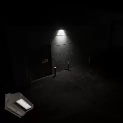 25W Selectable CCT Rotatable LED Wall Pack - Bypassable Photocell - 3375 Lumens - 100W MH Equivalent - 3000K/4000K/5000K - WPRCCT-SW3B25-HST1-BRP -Lighting Decoration Store wprcct sw3b25 hst1 brp angled down drone0