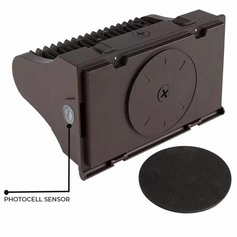 40W Rotatable LED Wall Pack - Bypassable Photocell - 5800 Lumens - 175W MH Equivalent - 4000K / 5000K 3 40W Rotatable LED Wall Pack - Bypassable Photocell - 5800 Lumens - 175W MH Equivalent - 4000K / 5000K - Image 3