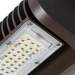 25W Selectable CCT Rotatable LED Wall Pack - Bypassable Photocell - 3375 Lumens - 100W MH Equivalent - 3000K/4000K/5000K - WPRCCT-SW3B25-HST1-BRP -Lighting Decoration Store wprcct sw3b25 hst1 brp close up