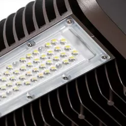 80W Rotatable LED Wall Pack - Integrated Photocell - 11200 Lumens - 250W MH Equivalent - 4000K / 5000K -Lighting Decoration Store wprcct sw3b60 hst1 brp close up 1