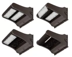 60W Selectable CCT Rotatable LED Wall Pack - Integrated Photocell - 8400 Lumens - 320W MH Equivalent - 3000K/4000K/5000K - WPRCCT-SW3B60-WST1-BRP -Lighting Decoration Store wprcct sw3b60 wst1 brp rotating heads