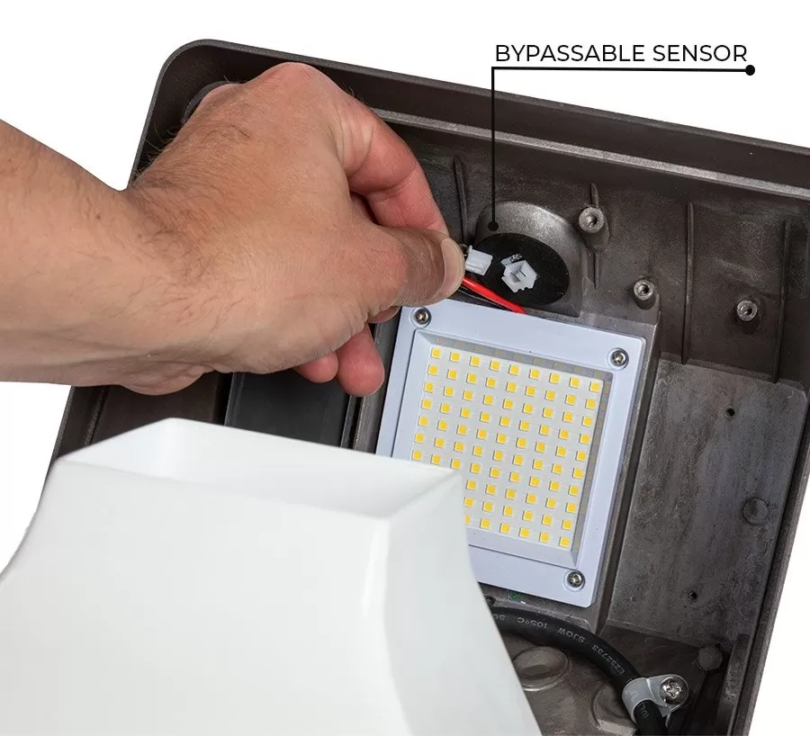 60W LED Small Wall Pack With Bypassable Photocell - 7,500 Lumens - 250W MH Equivalent - 4000K/5000K 7 60W LED Small Wall Pack With Bypassable Photocell - 7,500 Lumens - 250W MH Equivalent - 4000K/5000K - Image 7