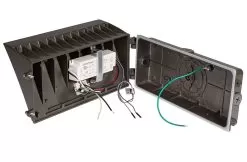 40W Semi Cutoff LED Wall Pack - 4400 Lumens - 175W MH Equivalent - Cool White 13 40W Semi Cutoff LED Wall Pack - 4400 Lumens - 175W MH Equivalent - Cool White -Lighting Decoration Store wpsc2 50k40 h open