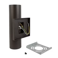 Up / Down Wall Sconce - 11" Bronze Round Cylinder LED Wall Light - 1400 Lumens - 3000K -Lighting Decoration Store wsr 30k20 udbr back