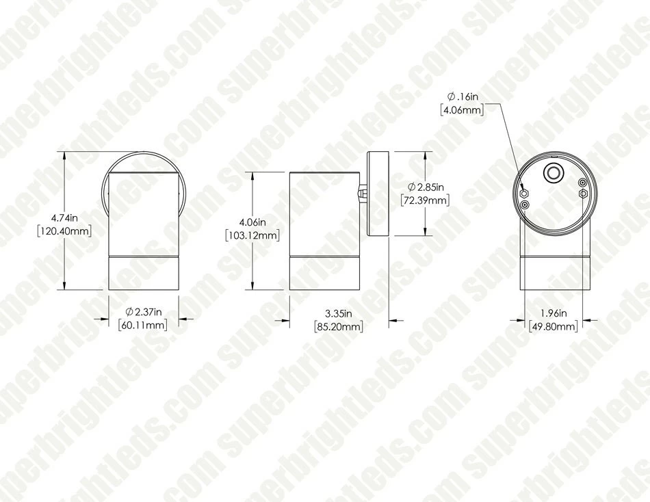 4" Brass Up Or Down Sconce - 12V LED Ready Landscape Fixture Only 6 4" Brass Up Or Down Sconce - 12V LED Ready Landscape Fixture Only - Image 6