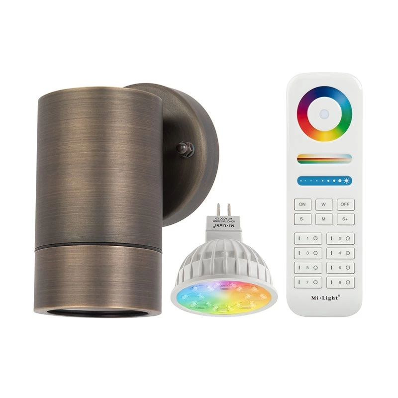 4" Brass Up Or Down Sconce - 12V LED Ready Landscape Fixture Only 2 4" Brass Up Or Down Sconce - 12V LED Ready Landscape Fixture Only - Image 2