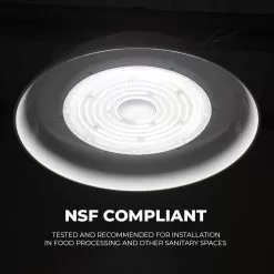 150W White LED Washdown High Bay - NSF Compliant - 19500 Lumens - 400W MH Equivalent - 5000K - Cool White -Lighting Decoration Store wud 50k200h 110whiteartboard7