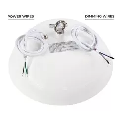 100W White LED Washdown High Bay - NSF Compliant - 13000 Lumens - 400W MH Equivalent - 5000K - Cool White -Lighting Decoration Store wud 50kxh 110 back white updated 2