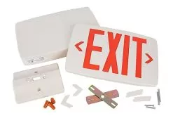 Green LED Exit Sign With Battery Backup - Single Or Double Face -Lighting Decoration Store xs x all included