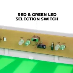 Combo LED Emergency Exit Sign - Battery Backup - Adjustable Light Heads - Single Or Double Face - Red / Green -Lighting Decoration Store xsc rg selectable switch v1