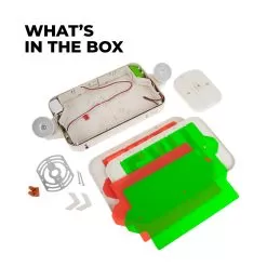 Combo LED Emergency Exit Sign - Battery Backup - Adjustable Light Heads - Single Or Double Face - Red / Green -Lighting Decoration Store xsc rg whats in the box