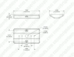 New York City Approved LED Exit Sign - Battery Backup - Steel Construction -Lighting Decoration Store xss r w mount 1