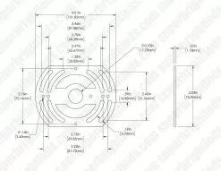 New York City Approved LED Exit Sign - Battery Backup - Steel Construction -Lighting Decoration Store xss r w mount 2