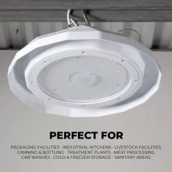 100W LED Wash Down High Bay - NSF Certified - 15000 Lumens - 400W MH Equivalent - 5000K -Lighting Decoration Store xsy hbdu100w 50ksv dncb r1 perfect for