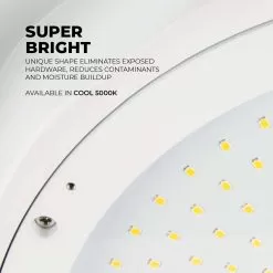 100W LED Wash Down High Bay - NSF Certified - 15000 Lumens - 400W MH Equivalent - 5000K -Lighting Decoration Store xsy hbdu100w 50ksv dncb r1 super bright