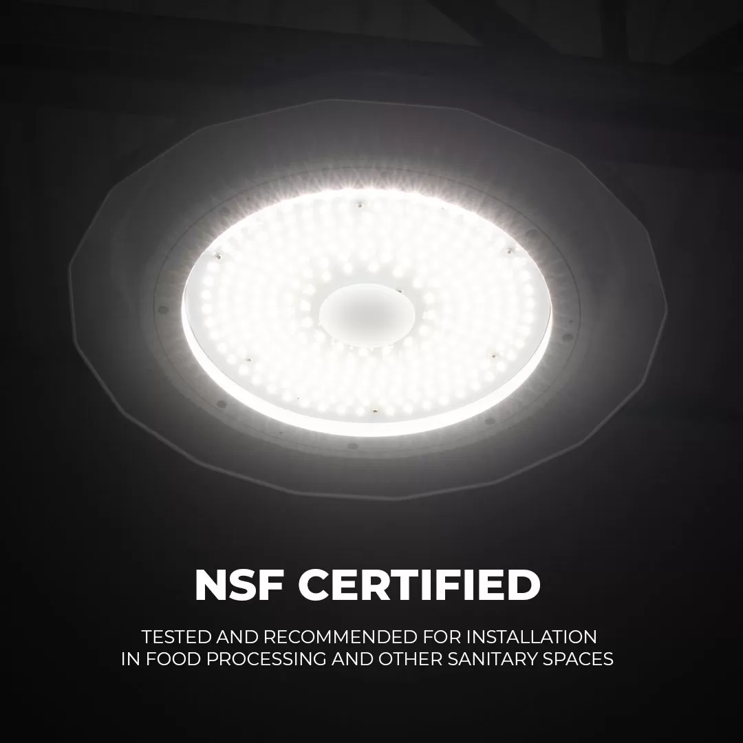 150W LED Wash Down High Bay - NSF Certified - 22500 Lumens - 400W MH Equivalent - 5000K 7 150W LED Wash Down High Bay - NSF Certified - 22500 Lumens - 400W MH Equivalent - 5000K - Image 7