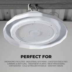 150W LED Wash Down High Bay - NSF Certified - 22500 Lumens - 400W MH Equivalent - 5000K 16 150W LED Wash Down High Bay - NSF Certified - 22500 Lumens - 400W MH Equivalent - 5000K -Lighting Decoration Store xsy hbdu150w 50ksv dncb r1 perfect for